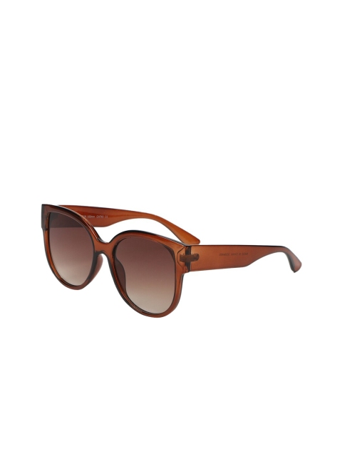 FOREVER 21 Women Brown Lens Round Tinted Sunglasses 39446502