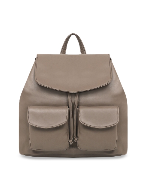 Toteteca Women Beige Solid Backpack