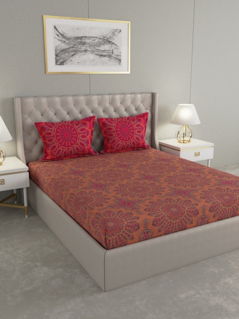 Raymond Home Orange & Red Floral Print 144 TC Cotton Double Bedsheet with 2 Pillow Covers
Raymond Home Orange & Red Floral Print 144 TC Cotton Double Bedsheet with 2 Pillow Covers