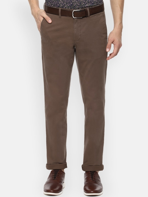 Van Heusen Sport Men Brown Slim Fit Solid Chinos