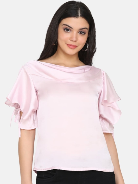 Eavan Women Pink Solid Top