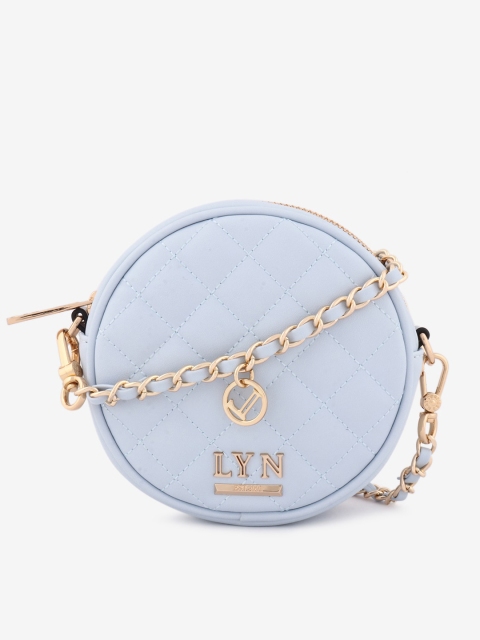 LYN Blue Textured Sling Bag