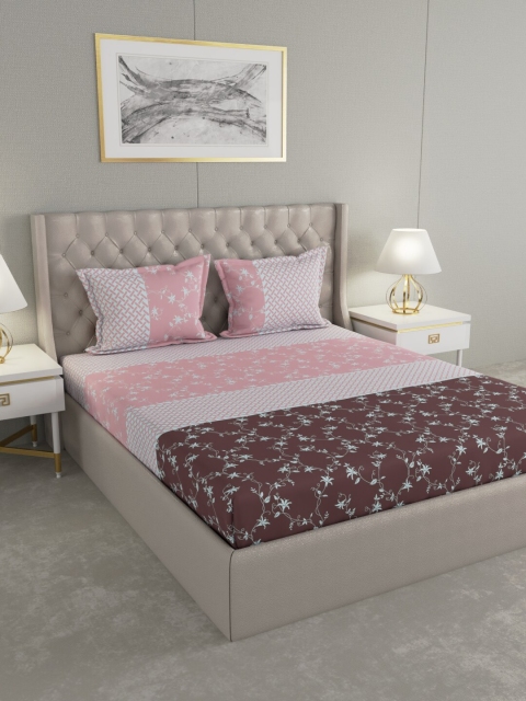 Raymond Home Grey & Brown Floral Print 104 TC Double King Bedsheet With 2 Pillow Covers
Raymond Home Grey & Brown Floral Print 104 TC Double King Bedsheet With 2 Pillow Covers