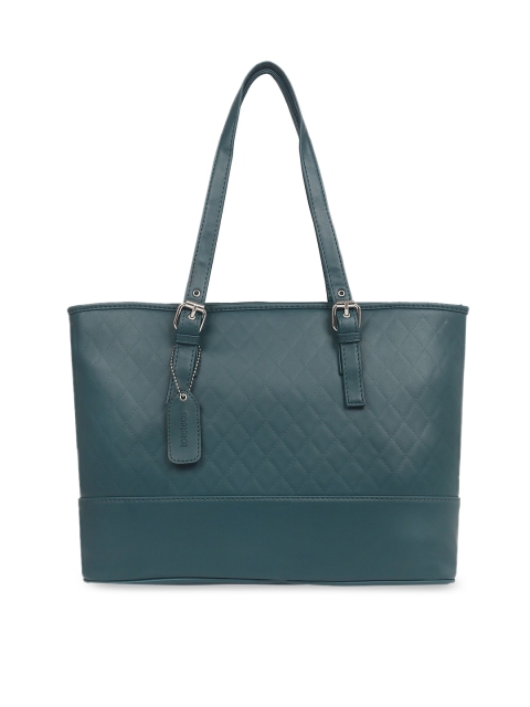 Toteteca Blue Textured Shoulder Bag