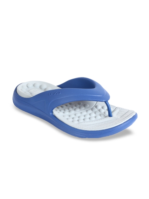 Crocs Unisex Blue & Grey Sustainable Thong Flip flops