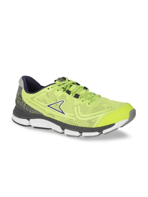 Power Men Green & Grey Running Shoes