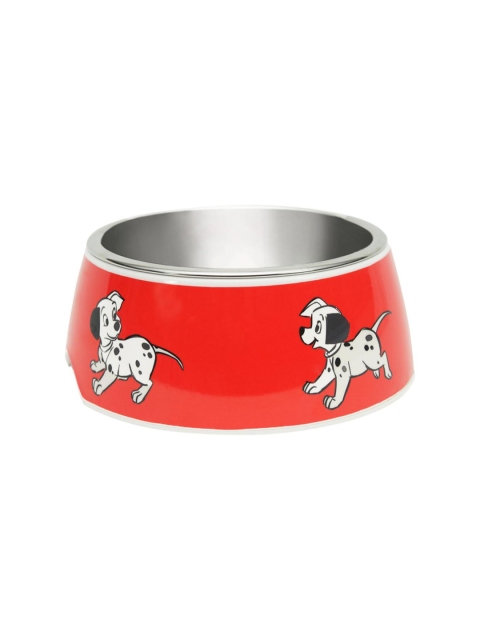 Heads Up For Tails HUFT X Disney Dalmatians Dinner Dog Bowl, Red
