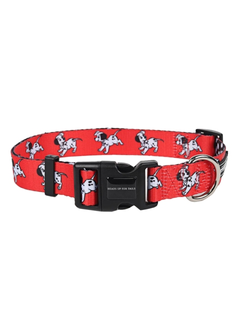 Heads Up For Tails X Disney Dalmatians Red Printed Dog Collar