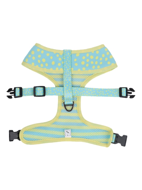Heads Up For Tails Daisy Bell Reversible Dog Harness, Blue