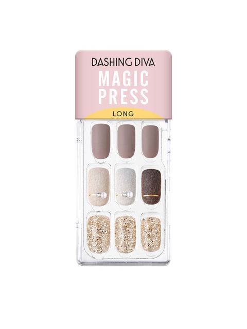 Dashing Diva Women Magicpress Tailored Dress Gel Nail, Pink
