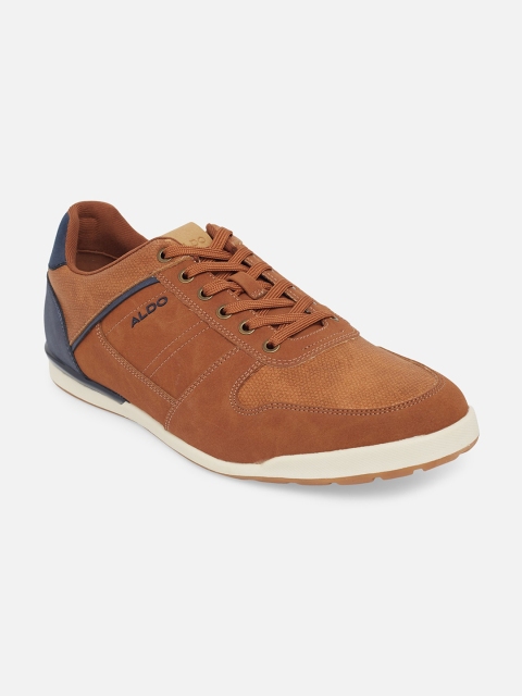 ALDO Men Camel Brown Sneakers