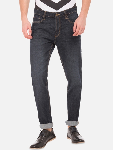 Cherokee Men Blue Straight Fit Mid-Rise Clean Look Jeans