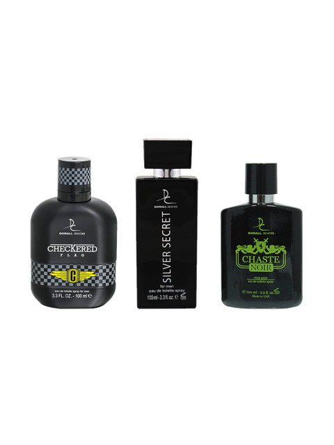 Dorall Collection Checkered Flag SilverSecret Chaste Noir Eau de Toilette Combo Set, Transparent
Dorall Collection Checkered Flag SilverSecret Chaste Noir Eau de Toilette Combo Set, Transparent