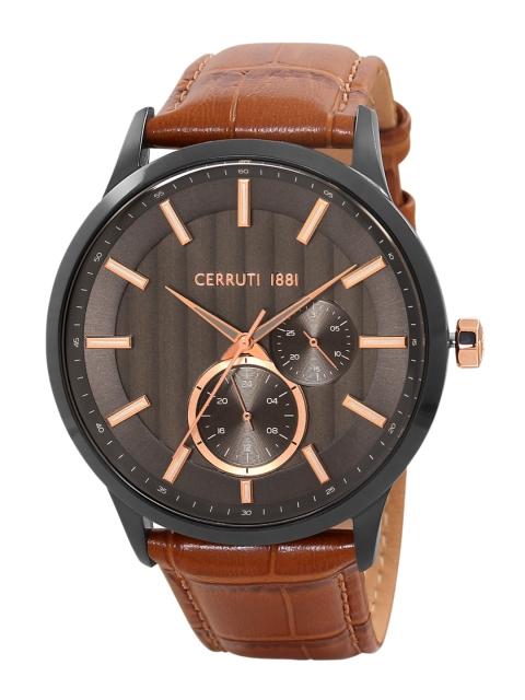 Cerruti 1881 Men Brown Analogue Watch CRA20803
