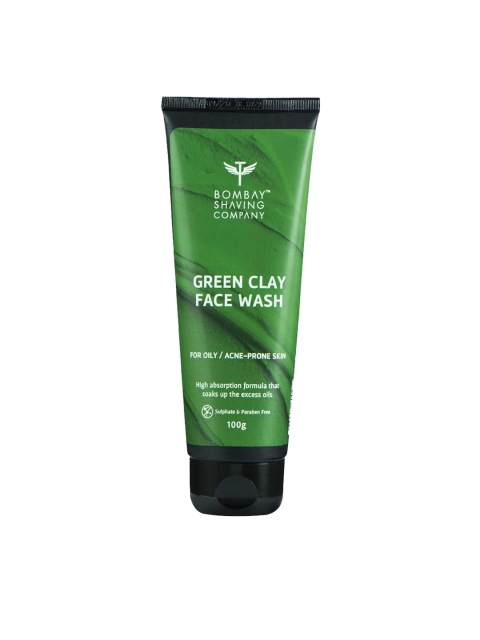 Bombay Shaving Company Unisex Green Clay & Matcha Tea Face Wash 100 g