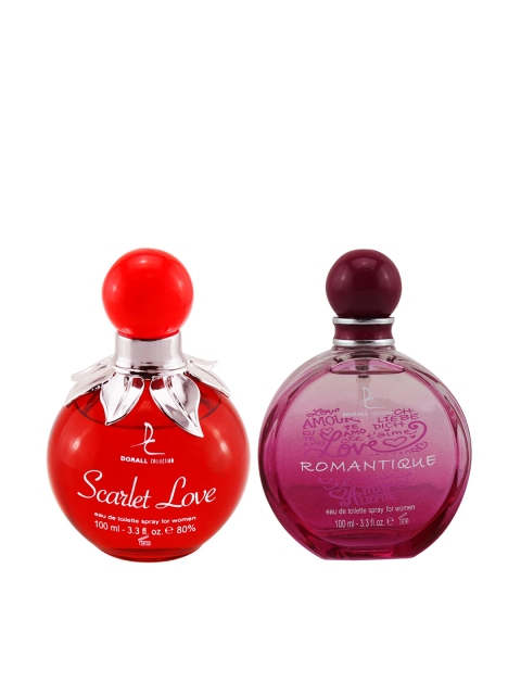Dorall Collection Set Of 2 Scarlet Love & Romantique Eau De Toilette 200ml, Red
Dorall Collection Set Of 2 Scarlet Love & Romantique Eau De Toilette 200ml, Red