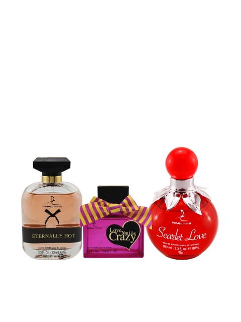Dorall Collection Eternally Hot ScarletLove Love You Like Crazy Eau de Toilette Combo Set, Transparent
Dorall Collection Eternally Hot ScarletLove Love You Like Crazy Eau de Toilette Combo Set, Transparent