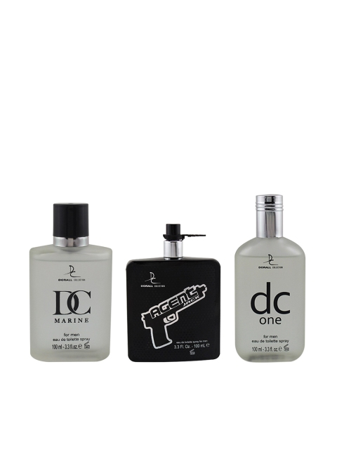 Dorall Collection Men DC One + DC Marine + Agent Jack Eau de Toilette Combo Set - 300 ml, Transparent
Dorall Collection Men DC One + DC Marine + Agent Jack Eau de Toilette Combo Set - 300 ml, Transparent