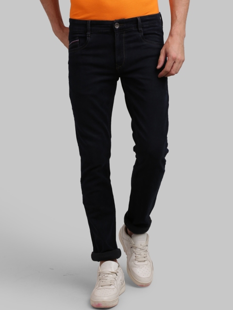 Parx Men Blue Regular Fit Mid-Rise Clean Look Jeans