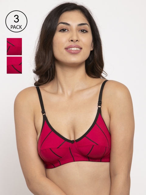 Innocence Red & Black Pack of 3 Printed Non-Wired Non Padded Everyday Bra BBAPLIN90641_28B
Innocence Red & Black Pack of 3 Printed Non-Wired Non Padded Everyday Bra BBAPLIN90641_28B