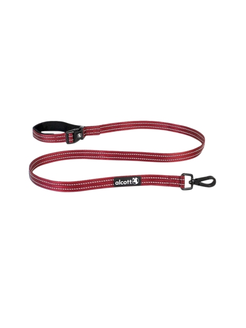 PawsnCollars Red Solid Alcott Weekender Long Soft Grip Leash