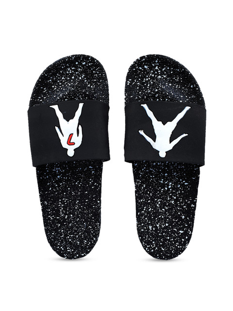 Pampy Angel Men Black & White Printed Sliders
Pampy Angel Men Black & White Printed Sliders