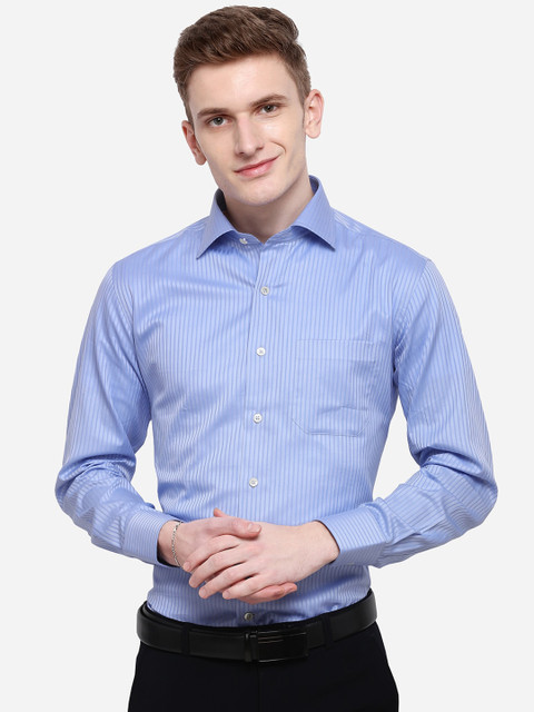 JADE BLUE Men Blue Slim Fit Striped Formal Shirt
JADE BLUE Men Blue Slim Fit Striped Formal Shirt