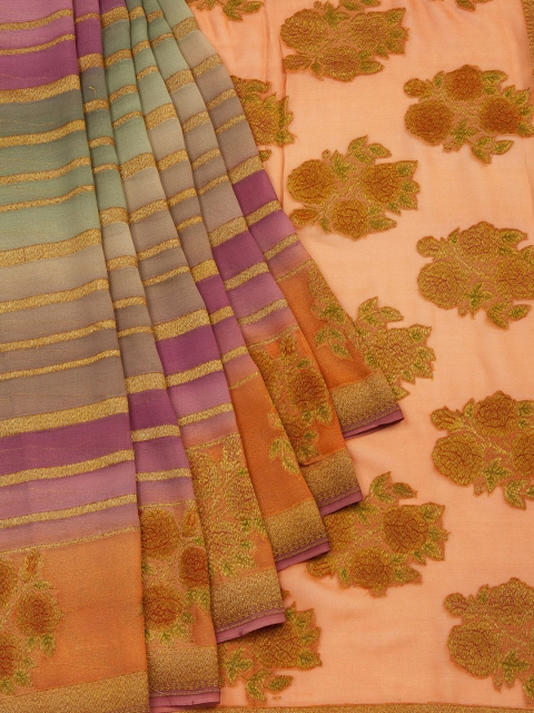 Vijayalakshmi Silks Multicoloured Pure Georgette Printed Handloom Banarasi Saree, Multi
Vijayalakshmi Silks Multicoloured Pure Georgette Printed Handloom Banarasi Saree, Multi