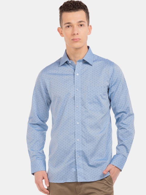 Arrow Men Blue Regular Fit Printed Casual Shirt