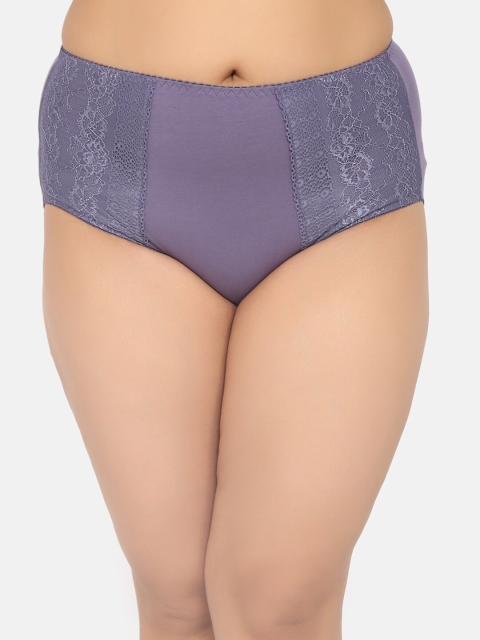 Curvy Love Plus Size Women Purple Lace Self Design Knitted Hipster Briefs CLU-03 PURPLE-C20
Curvy Love Plus Size Women Purple Lace Self Design Knitted Hipster Briefs CLU-03 PURPLE-C20