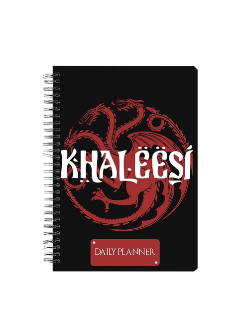 MC SID RAZZ Black & Red Notebook Planner