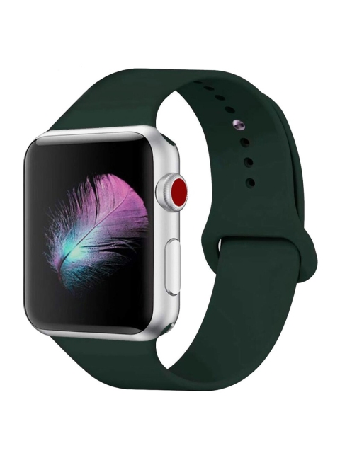 TREEMODA Unisex Green Apple Watch Silicon Strap