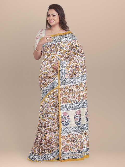 BharatSthali BharatSthali Purple & Gold-Coloured Silk Cotton Solid Handloom Chanderi Sustainable Saree, White
BharatSthali BharatSthali Purple & Gold-Coloured Silk Cotton Solid Handloom Chanderi Sustainable Saree, White