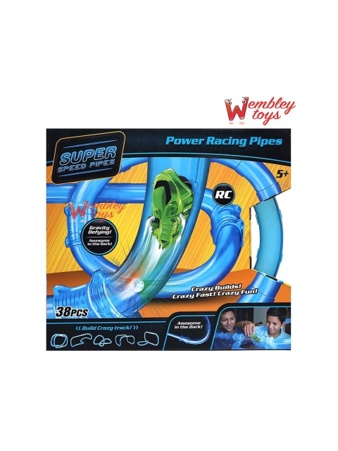 Wembley Toys Kids Blue Super Speed Gravity Defying Power Racing Pipes with Remote Control R/C Series
Wembley Toys Kids Blue Super Speed Gravity Defying Power Racing Pipes with Remote Control R/C Series