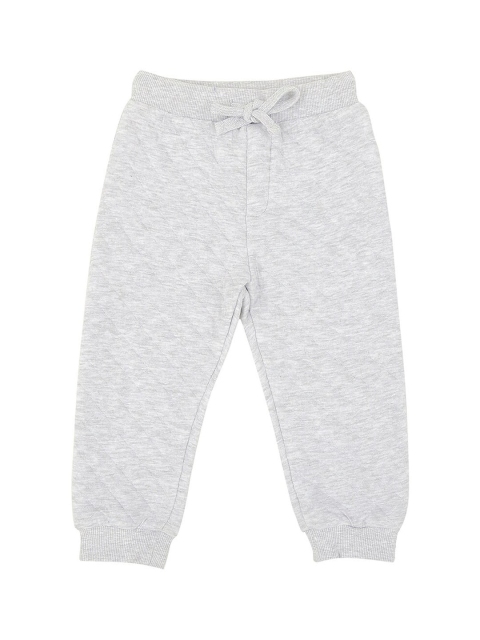 Pantaloons Baby Boys Grey Melange Solid Joggers