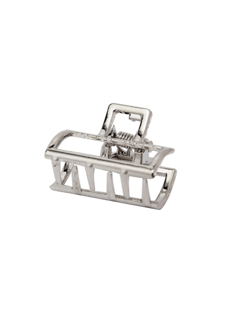 Stoln Girls Silver-Toned Non Slipy Butterfly Claw Clip Clutcher