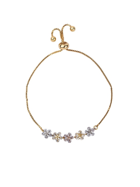Sia Art Jewellery Gold-Plated CZ Wraparound Bracelet