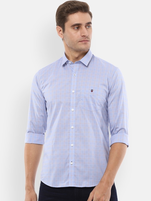 Louis Philippe Sport Men Blue Slim Fit Printed Casual Shirt