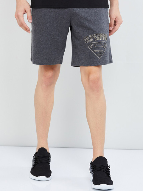 max Men Grey Solid Regular Fit Regular Shorts 
max Men Grey Solid Regular Fit Regular Shorts