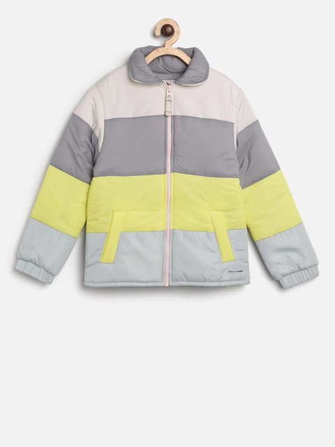 Cherry Crumble Boys Multicoloured Colourblocked Padded Jacket, Multi