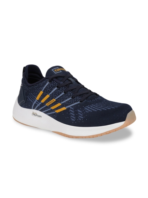 Campus Men Navy Blue Mesh Running Shoes