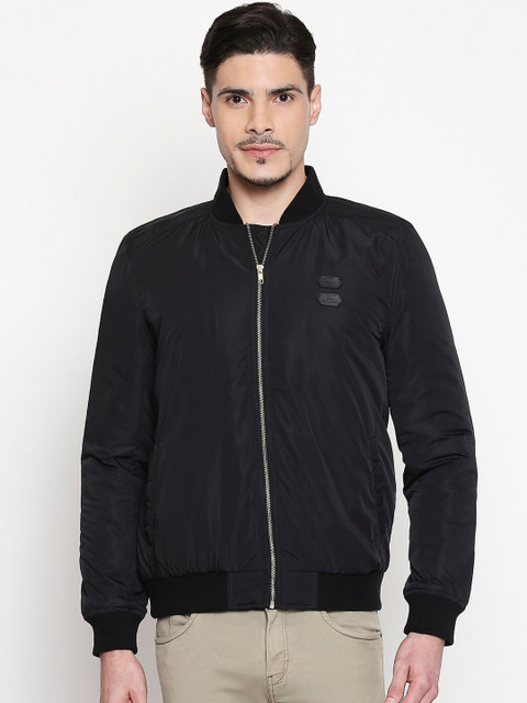 Mufti Men Black Solid Bomber Jacket
Mufti Men Black Solid Bomber Jacket