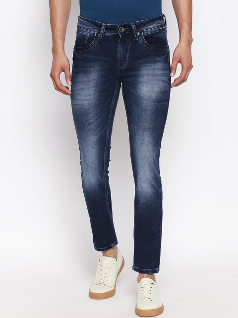 Integriti Men Navy Blue Skinny Fit Jeans