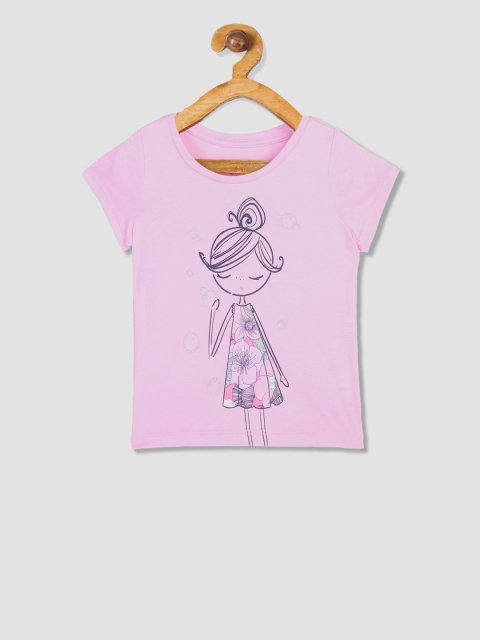 GAP Boys Pink Printed T-shirt