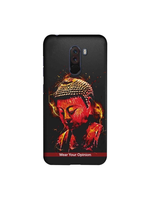 CelfieDesign Black & Red Peace Buddha Xiaomi Poco F1 Sustainable Case