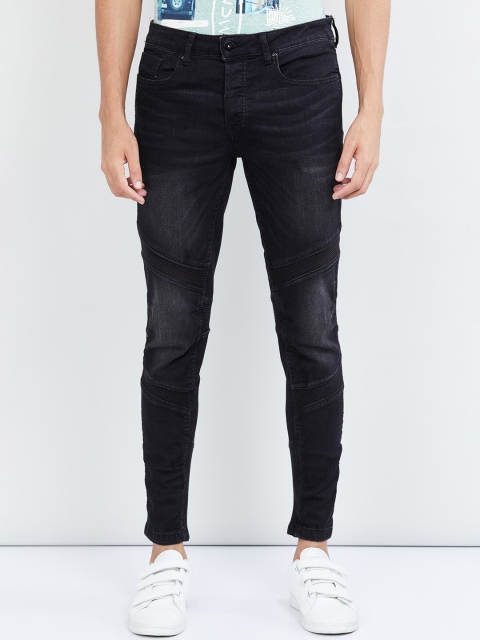 max Men Black Skinny Fit Jeans