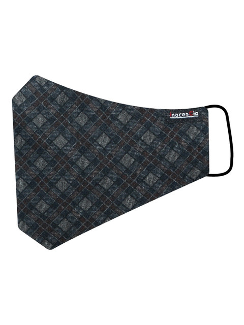 inocenCia Unisex Charcoal Grey & Maroon Checked 2-Ply Anti-Dust Reusable Cloth Mask
inocenCia Unisex Charcoal Grey & Maroon Checked 2-Ply Anti-Dust Reusable Cloth Mask