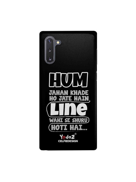 CelfieDesign Black & White Hum Jahan Khade Ho Jate Printed Sustainable Samsung Galaxy Note 10 Back Case 
CelfieDesign Black & White Hum Jahan Khade Ho Jate Printed Sustainable Samsung Galaxy Note 10 Back Case