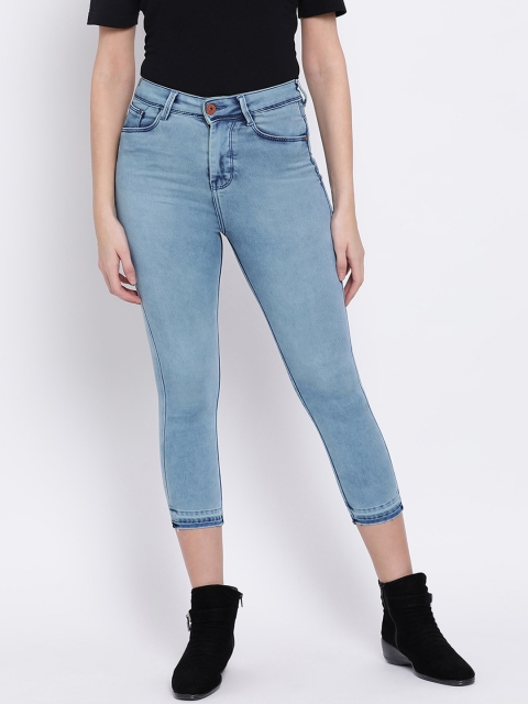Code 61 Women Blue Skinny Fit High-Rise Clean Look Jeans