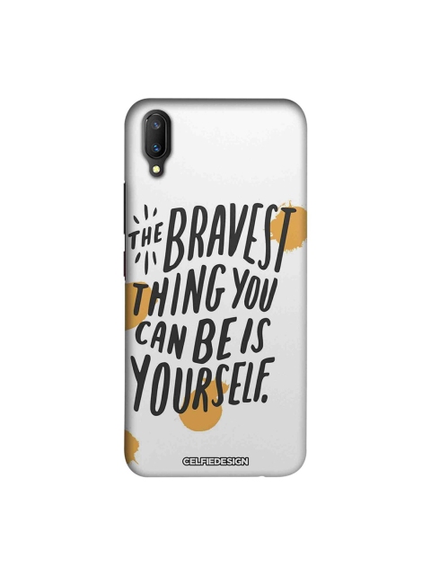 CelfieDesign White Being Yourself Vivo V11 Pro Back Cover Signature